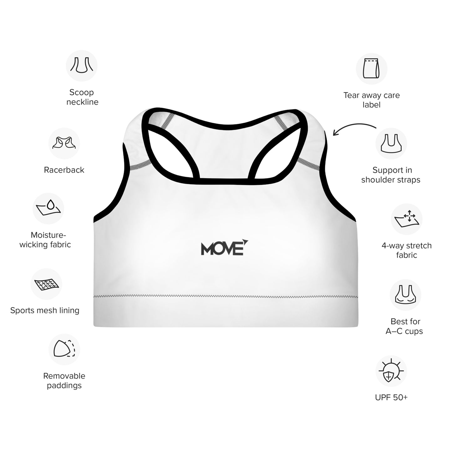 The Move Padded Sports Bra